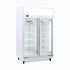 Bromic Flat Glass 2 Door 976L LED Upright Display Freezer  - UF1000LF